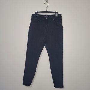 #28 💙 Style & Co black pants high rise ankle denim jeans size 14